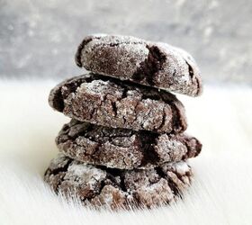 Chocolate Molasses Crinkle Cookies
