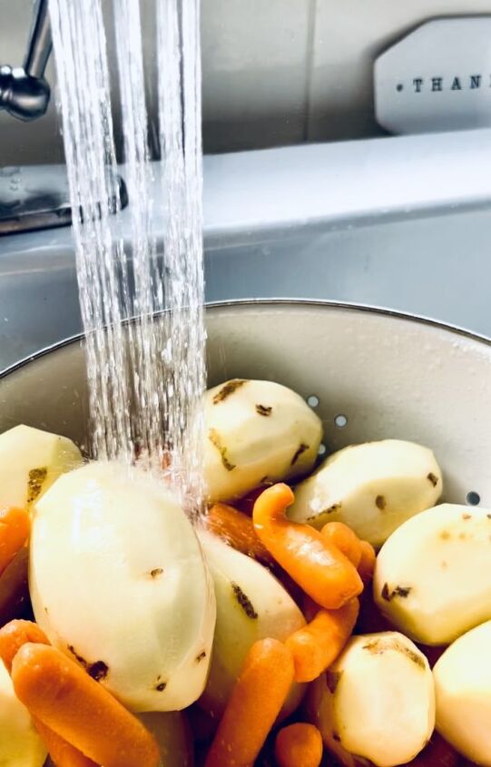 the best crock pot gluten free beef stew, Potatoes for the crock pot gluten free beef stew