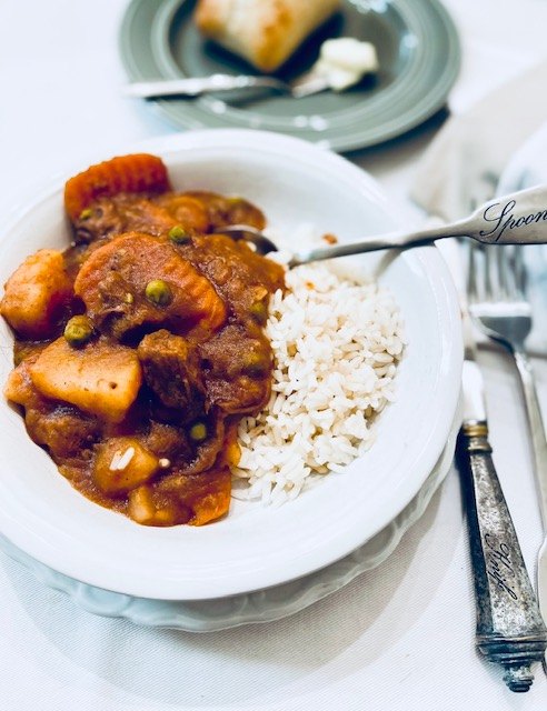 the best crock pot gluten free beef stew, Adding rice