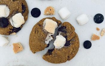 Brown Butter Pumpkin S’mores Cookies