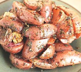 easy greek roasted potatoes with fresh herbs, Greek Roasted Potatoes Recipe