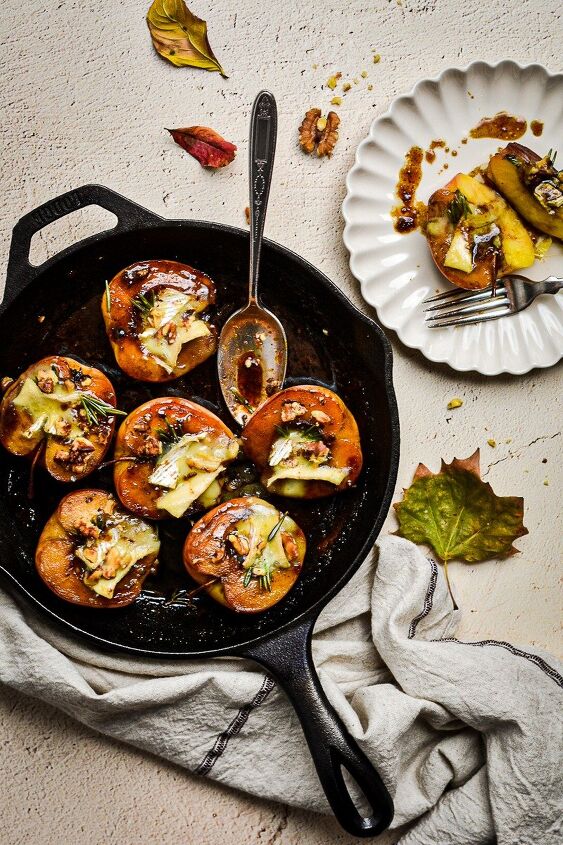 baked apples with brie and walnuts, Baked Apples with Brie
