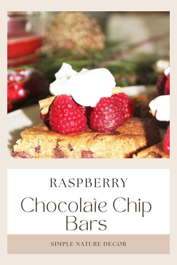 how to make raspberry chocolate chip bar recipe, raspberry chocolate chip bar