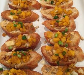 Pumpkin Bruschetta Appetizer