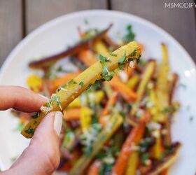 These crispy baked fries have just enough garlic & herbs to make them an instant classic