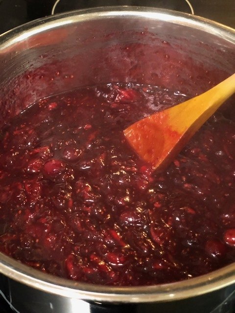 cranberry orange jam