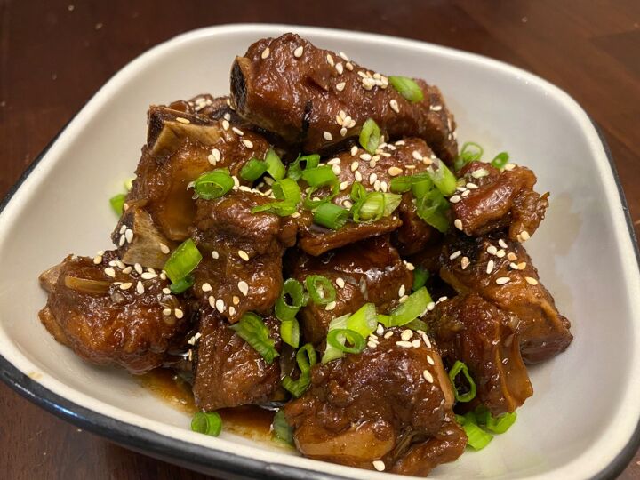 braised sweet and sour ribs