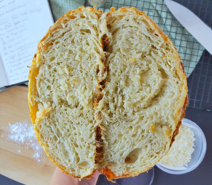 asiago cheese bread no knead