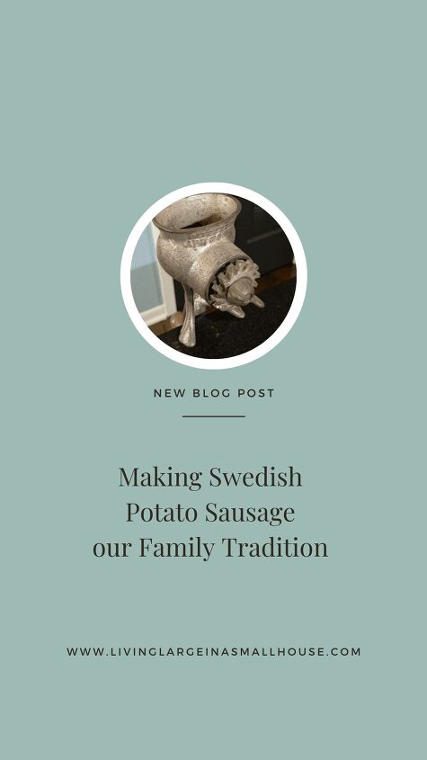 swedish potato sausage our family christmas tradition