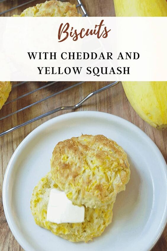 yellow squash cheddar cheese biscuit recipe, Biscuits with cheddar and yellow squash