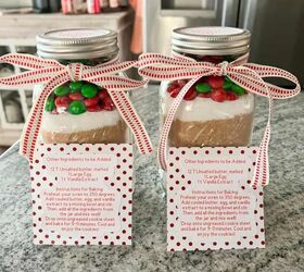 Finished recipe cards to go along with the Christmas cookie gifts