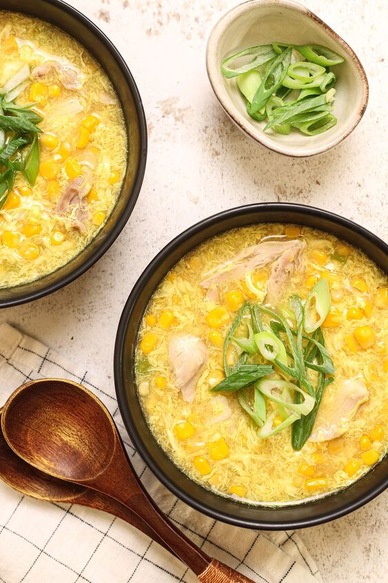chinese chicken and sweetcorn soup, Servings of Easy Chinese Chicken and Sweetcorn Soup
