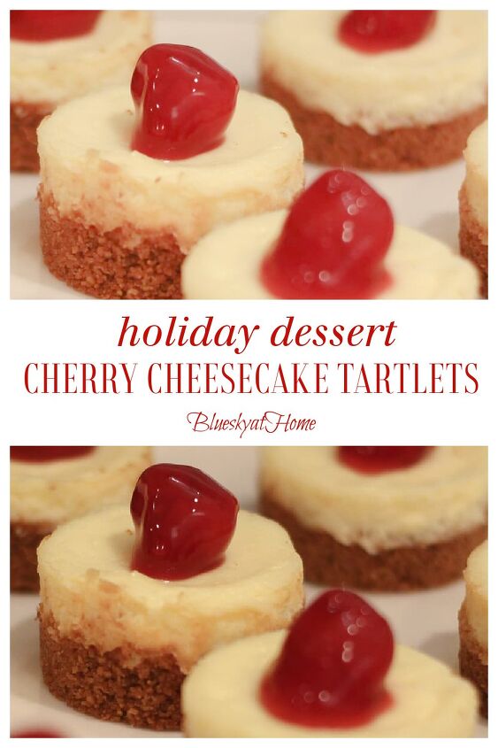 cherry cheesecake tartlets for a special holiday dessert, Cherry Cheesecake Tartlets