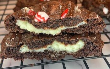 Chocolate Peppermint Cookies With Cheesecake Filling