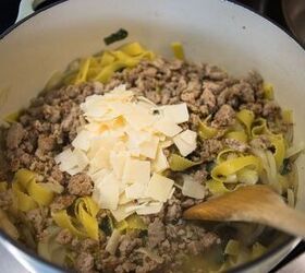 italian sausage and fennel one pan pasta dish