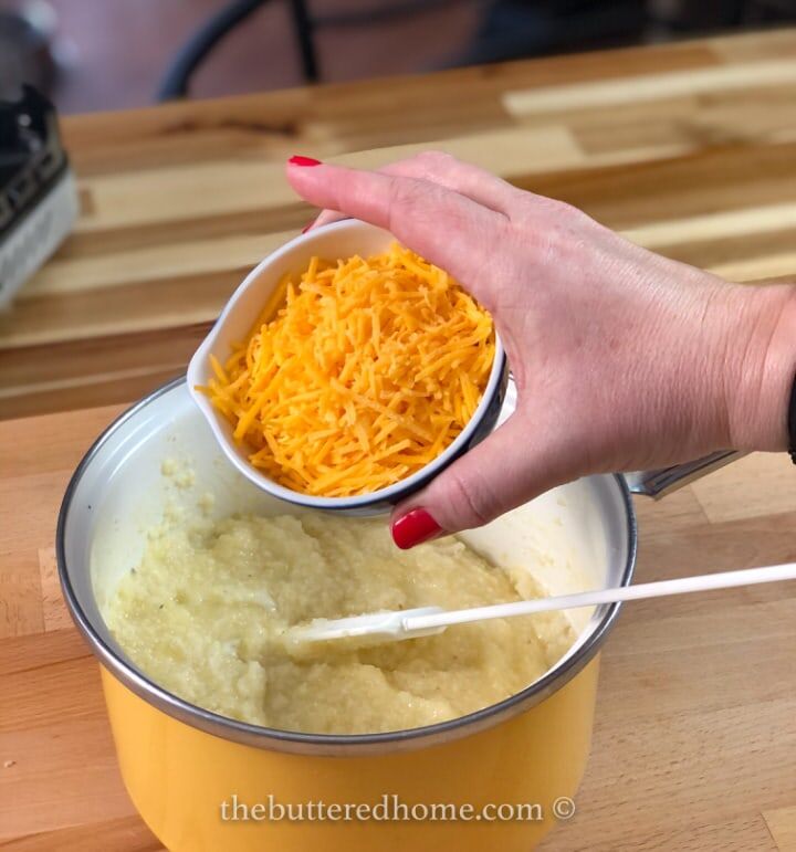 ham and cheese grits casserole