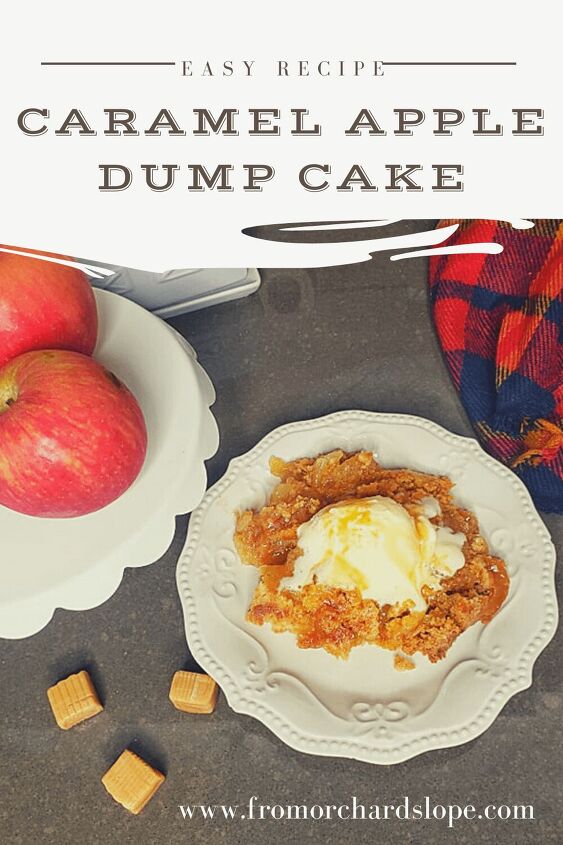 caramel apple dump cake