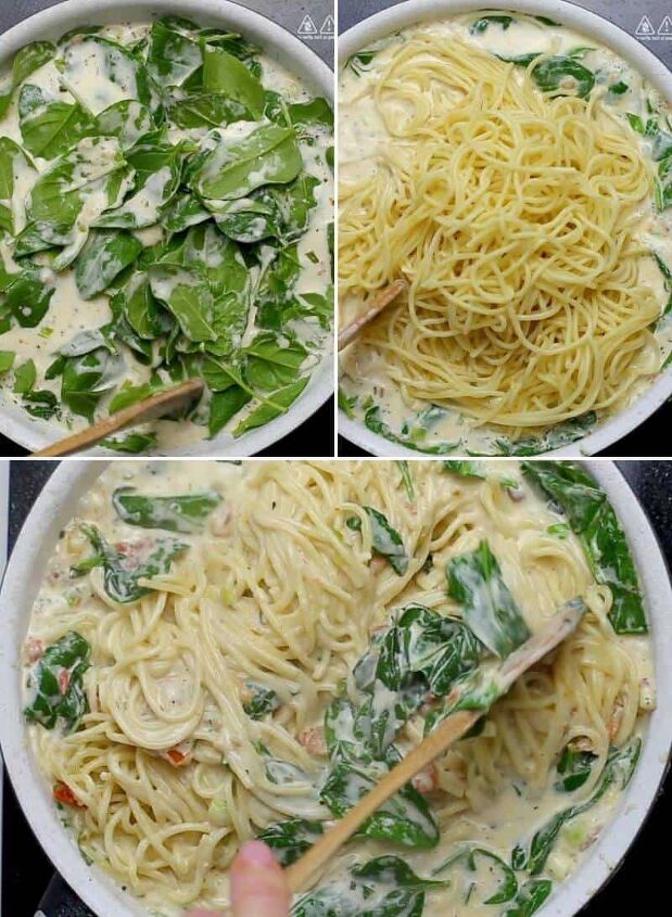 creamy chicken pasta in white wine sauce