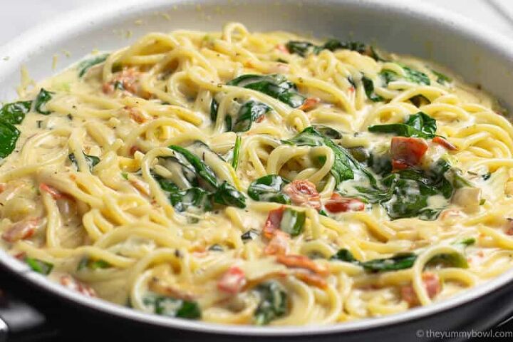 creamy chicken pasta in white wine sauce, Italian Chicken Pasta in Creamy White Wine Parmesan Sauce