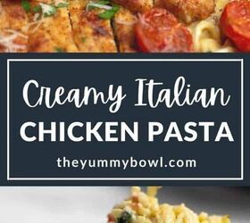 creamy chicken pasta in white wine sauce, Italian Chicken Pasta in Creamy White Wine Parmesan Sauce