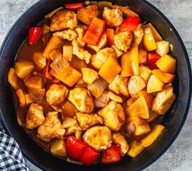 easy sweet and sour chicken stir fry