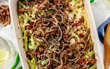 Cheesy Green Bean Casserole With Bacon