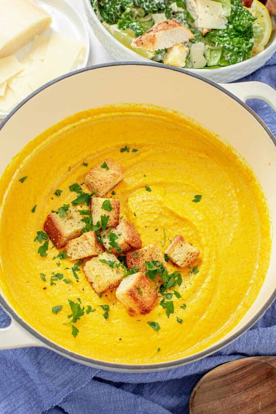 healing carrot ginger turmeric soup vegan, This creamy carrot soup with turmeric and ginger is so warming full of flavors and has amazing healing properties The combination of turmeric ginger sweet paprika and vegetables make one easy and delicious soup recipe that is also vegan gluten free and dairy free The Yummy Bowl