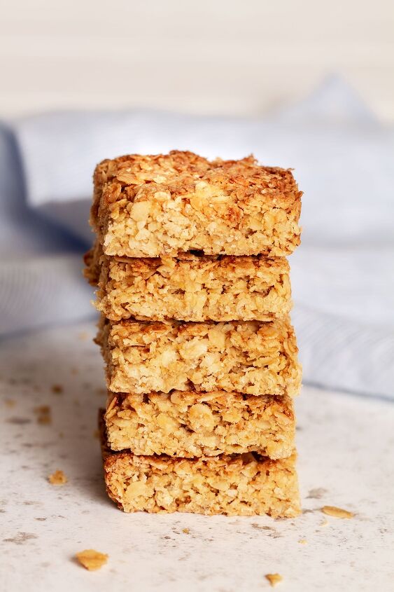 flapjacks recipe super easy delicious, a stack of flapjacks
