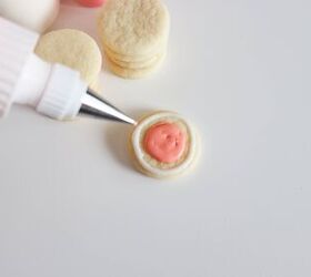flower sugar cookies with free printable gift tag, Flower Cookie Process