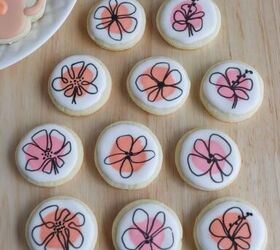 flower sugar cookies with free printable gift tag, Flower Sugar Cookies with Free Printable Gift Tag