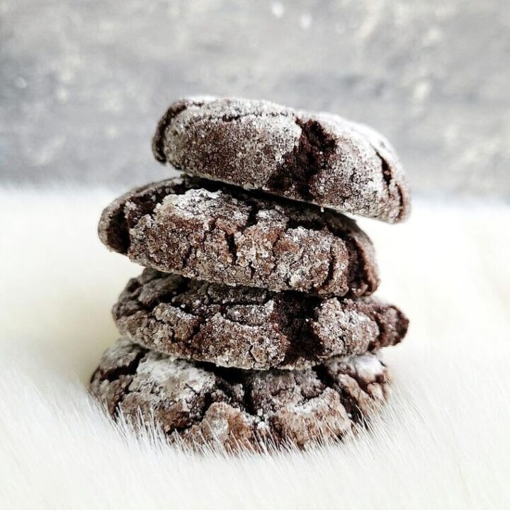 dark chocolate thumbprint cookies