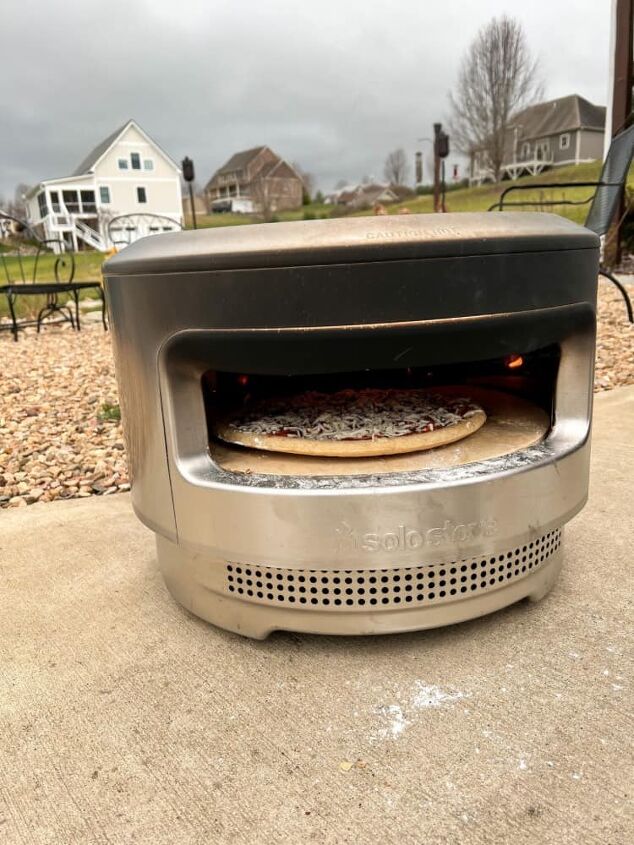 Cooking Pizza in Pi Pizza Oven