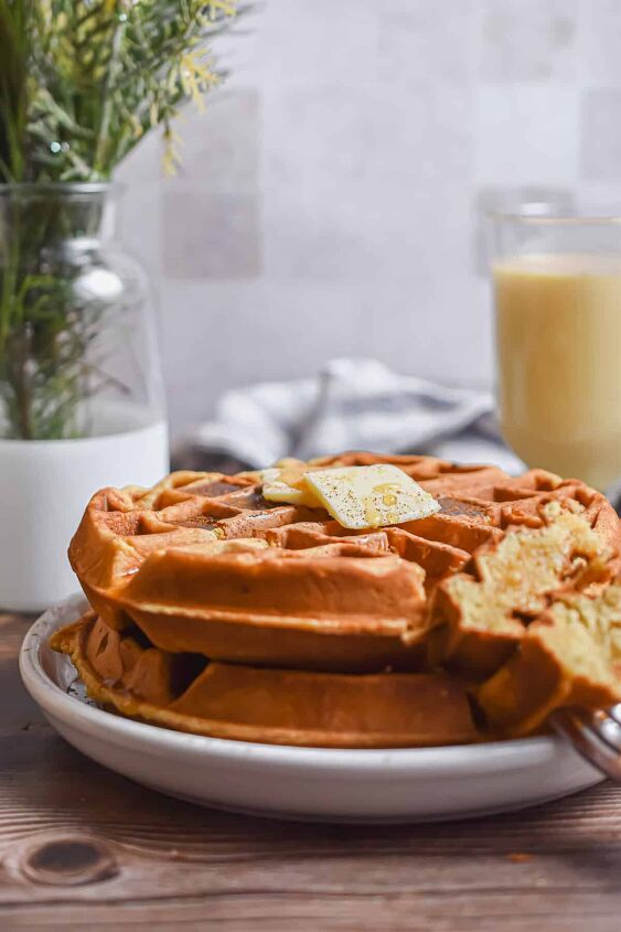 the best eggnog waffles, Make a big batch for the holiday season