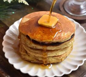 Fluffy Eggnog Pancakes (So Easy!)