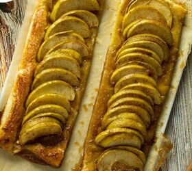 Quick Rustic Puff Pastry Apple Tart - Eat Mediterranean Food