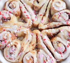 Valentine's Day Cinnamon Roll Recipe