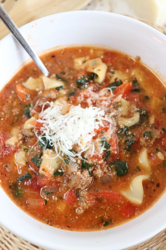 the best crockpot lasagna soup recipe, crockpot lasagna soup