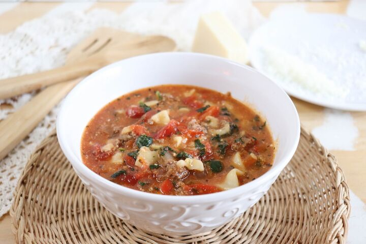 the best crockpot lasagna soup recipe, crockpot lasagna soup