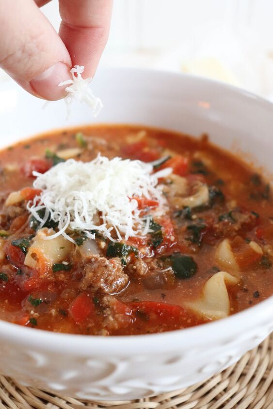 the best crockpot lasagna soup recipe, crockpot lasagna soup