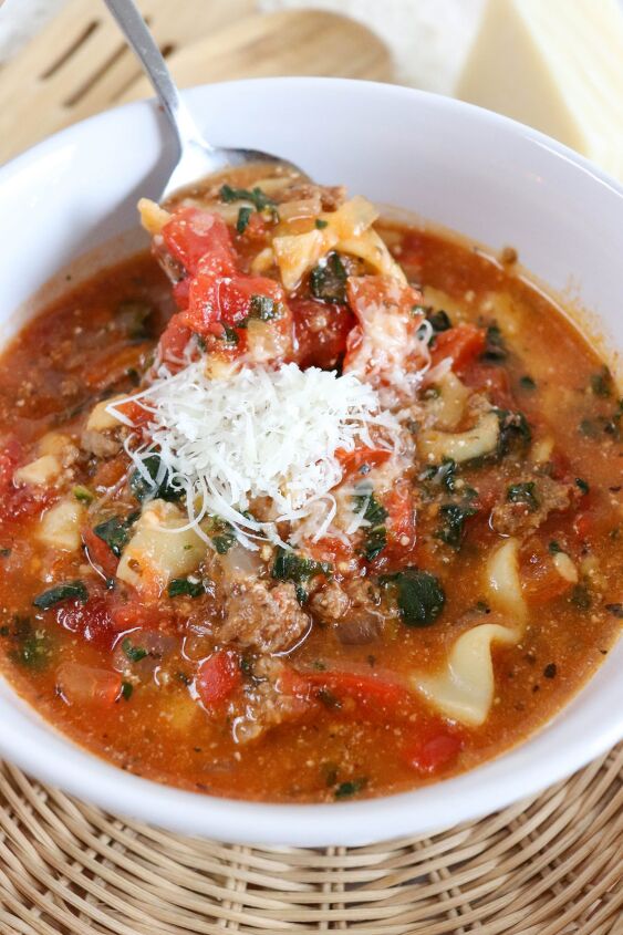 the best crockpot lasagna soup recipe, crockpot lasagna soup
