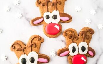 Easy Gingerbread Reindeer Cookies