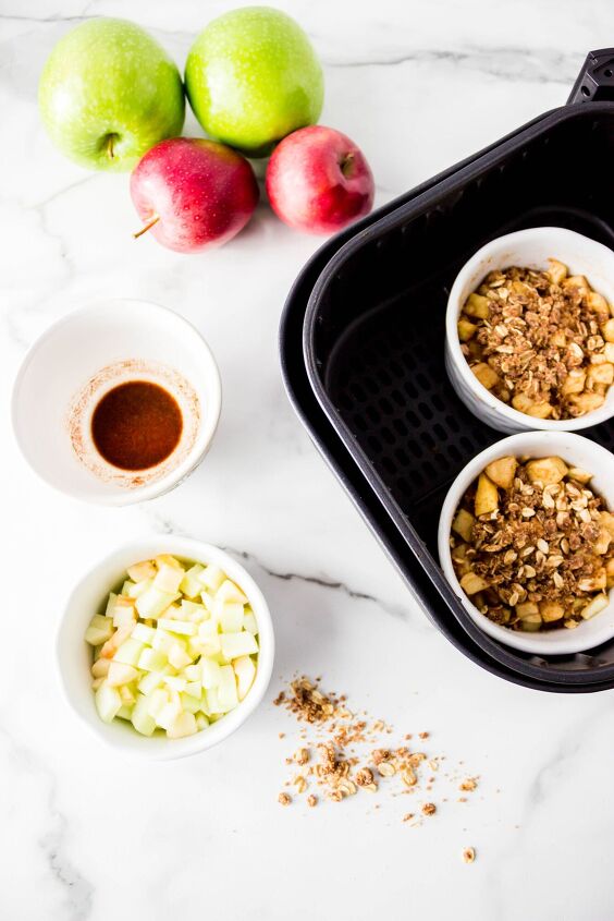 how to make the best apple crisp in an air fryer, Air Fryer Apple Crisp