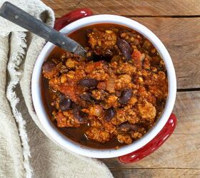Crockpot Turkey Chili Recipe - Healthy & Low Fat