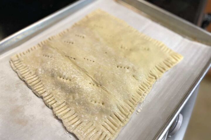 simple ground beef puff pastry recipe, Simple Ground Beef Puff Pastry ready to go into oven to cook