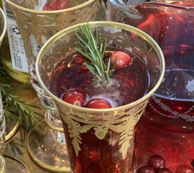 how to make hearty and delicious harvest salad, How to Make a Delicious and Elegant Cranberry Mimosa rosemary sprigs whole cranberries