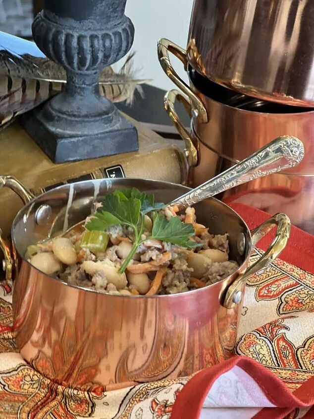 how to make delicious creamy tuscan sausage and bean soup, How to Make Delicious Creamy Tuscan Sausage and Bean Soup