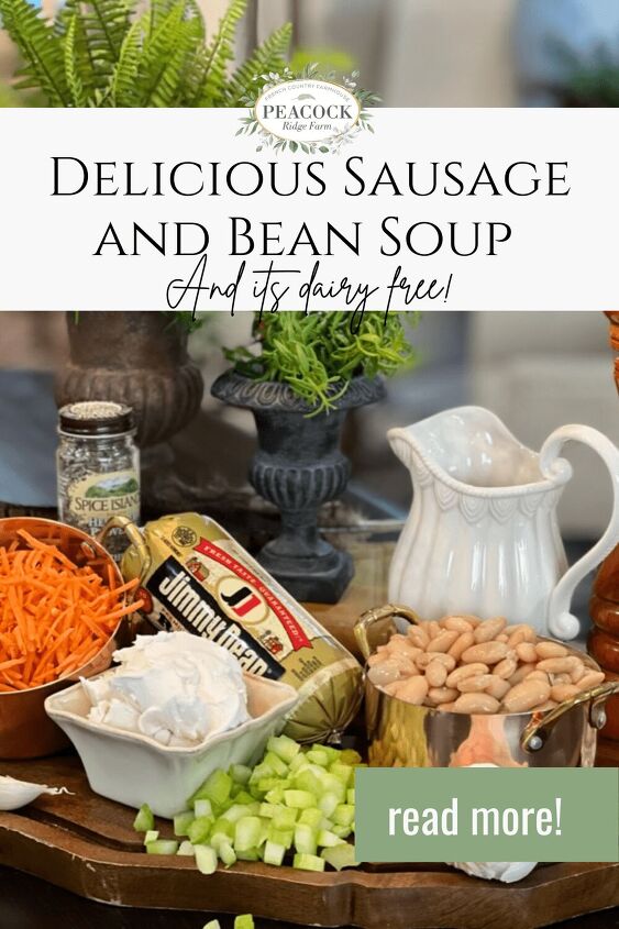 how to make delicious creamy tuscan sausage and bean soup