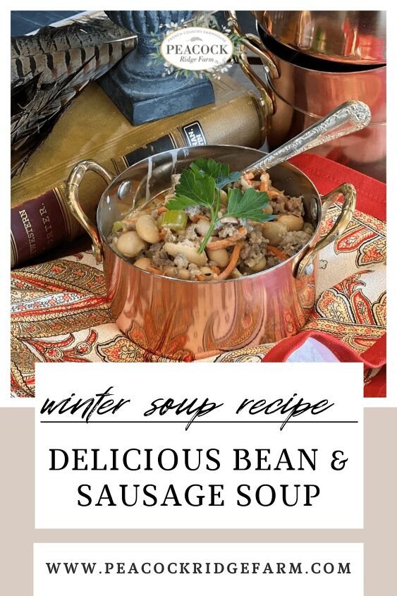 how to make delicious creamy tuscan sausage and bean soup