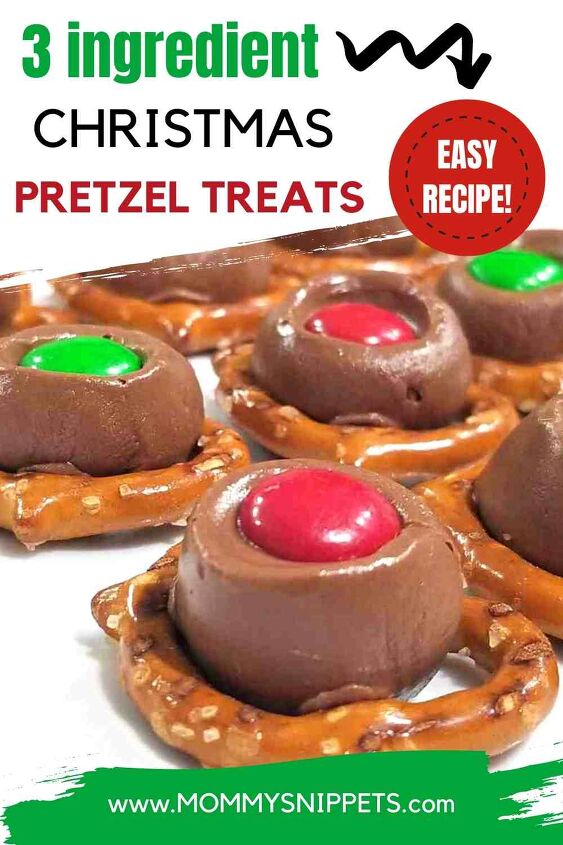 3 ingredient christmas pretzel treats easy christmas treats recipe, 3 Ingredient Christmas Pretzel Treats an Easy Christmas Treats Recipe