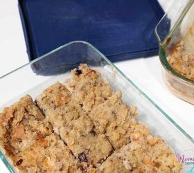 sourdough bread pudding with condensed milk an easy holiday recipe, Sourdough Bread Pudding With Condensed Milk ready to freeze in a glass airtight container